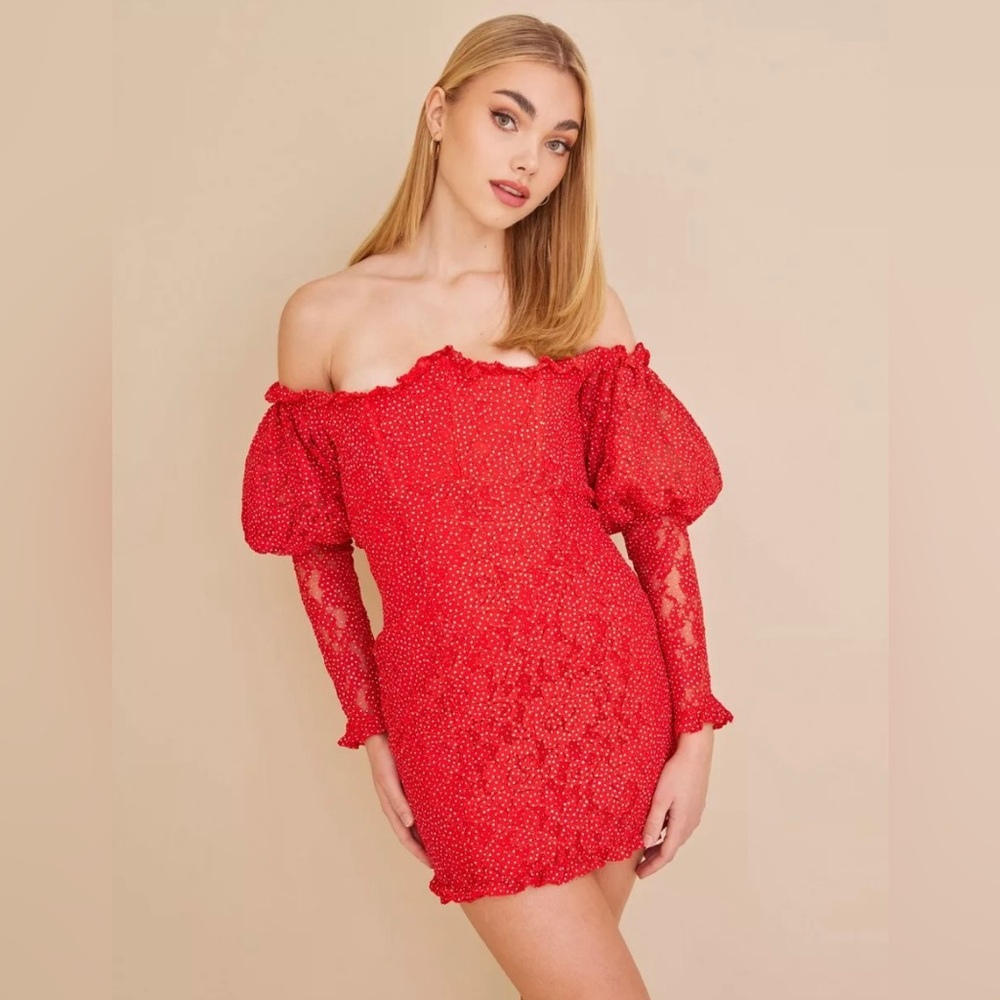 For Love and Lemons Red Dress
